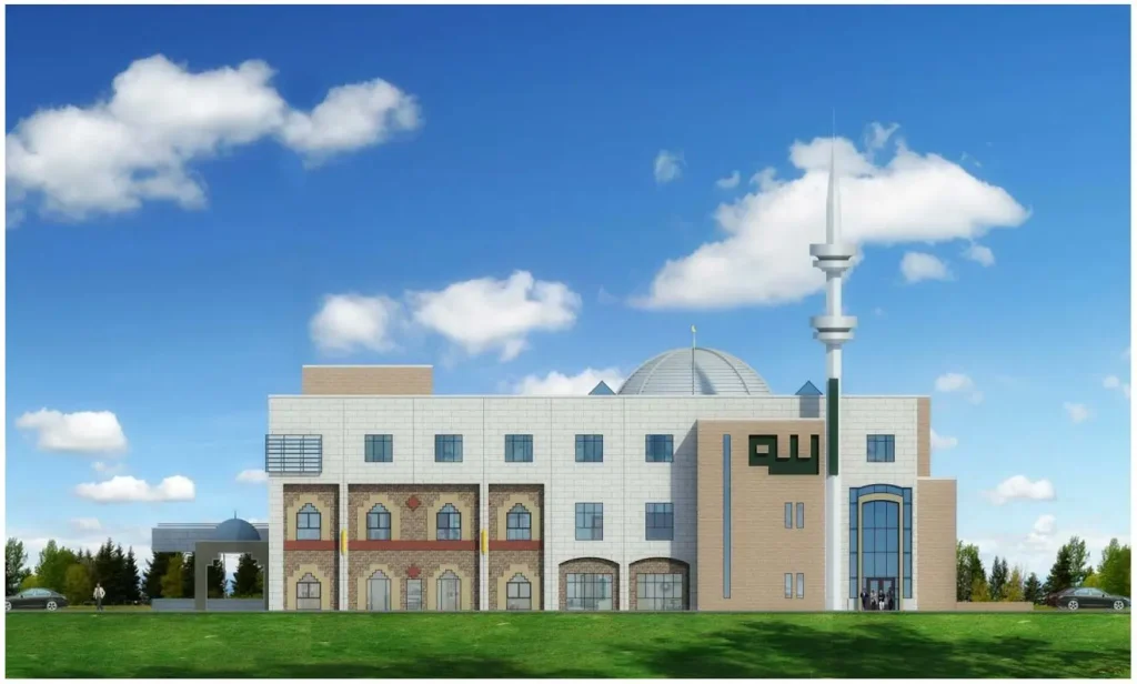Dar Al Noor expansion, east elevation