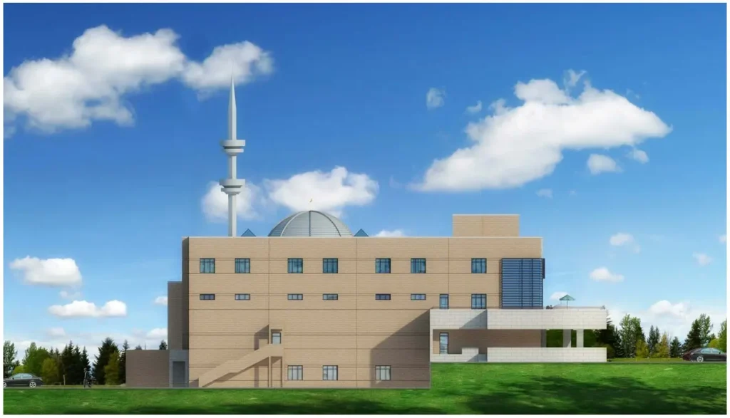 Dar Al Noor expansion, south elevation